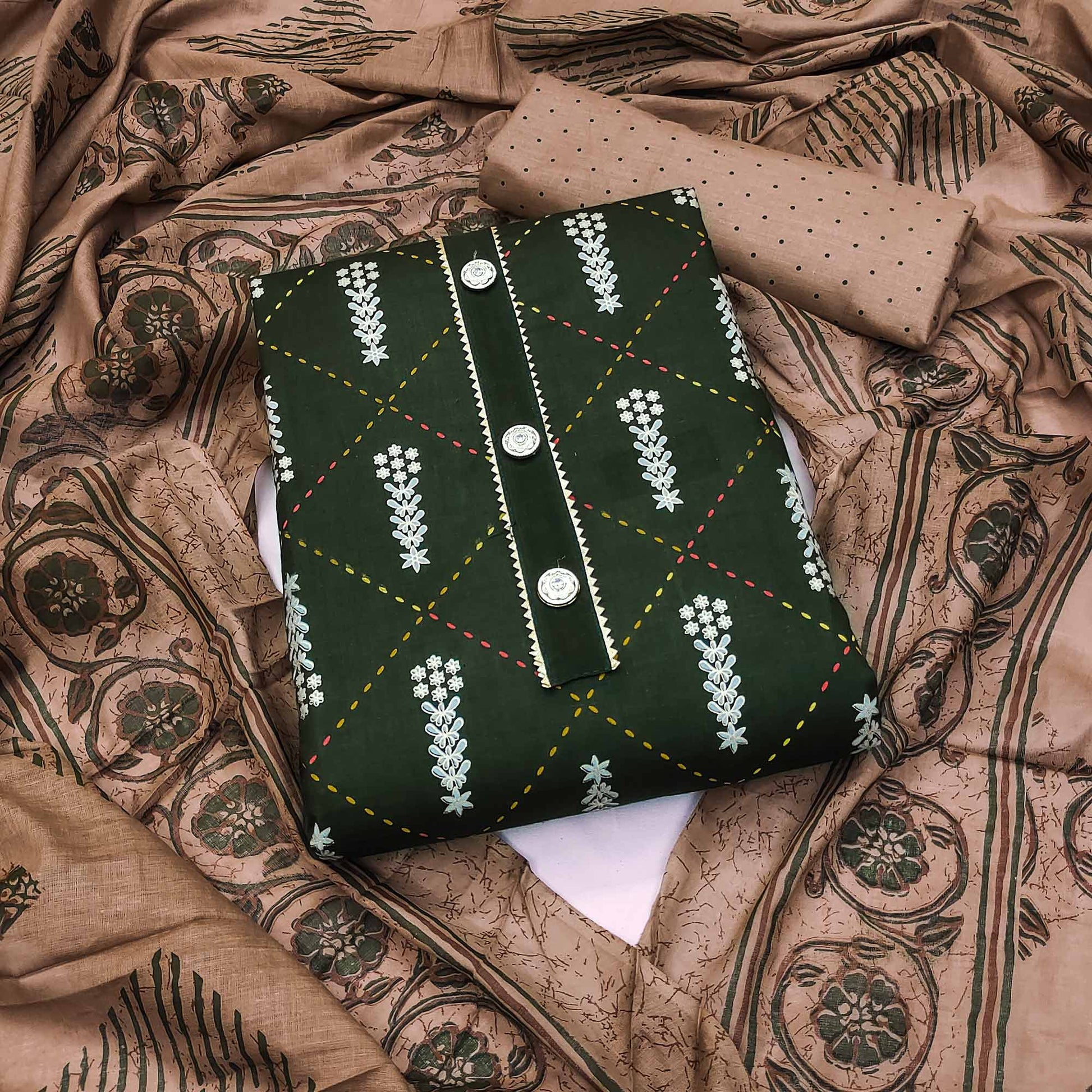 green-printed-pure-cotton-dress-material