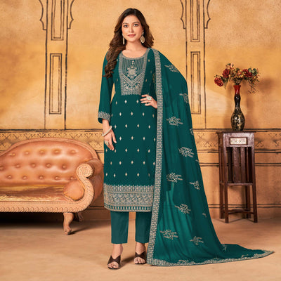 green-floral-embroidered-georgette-salwar-suit