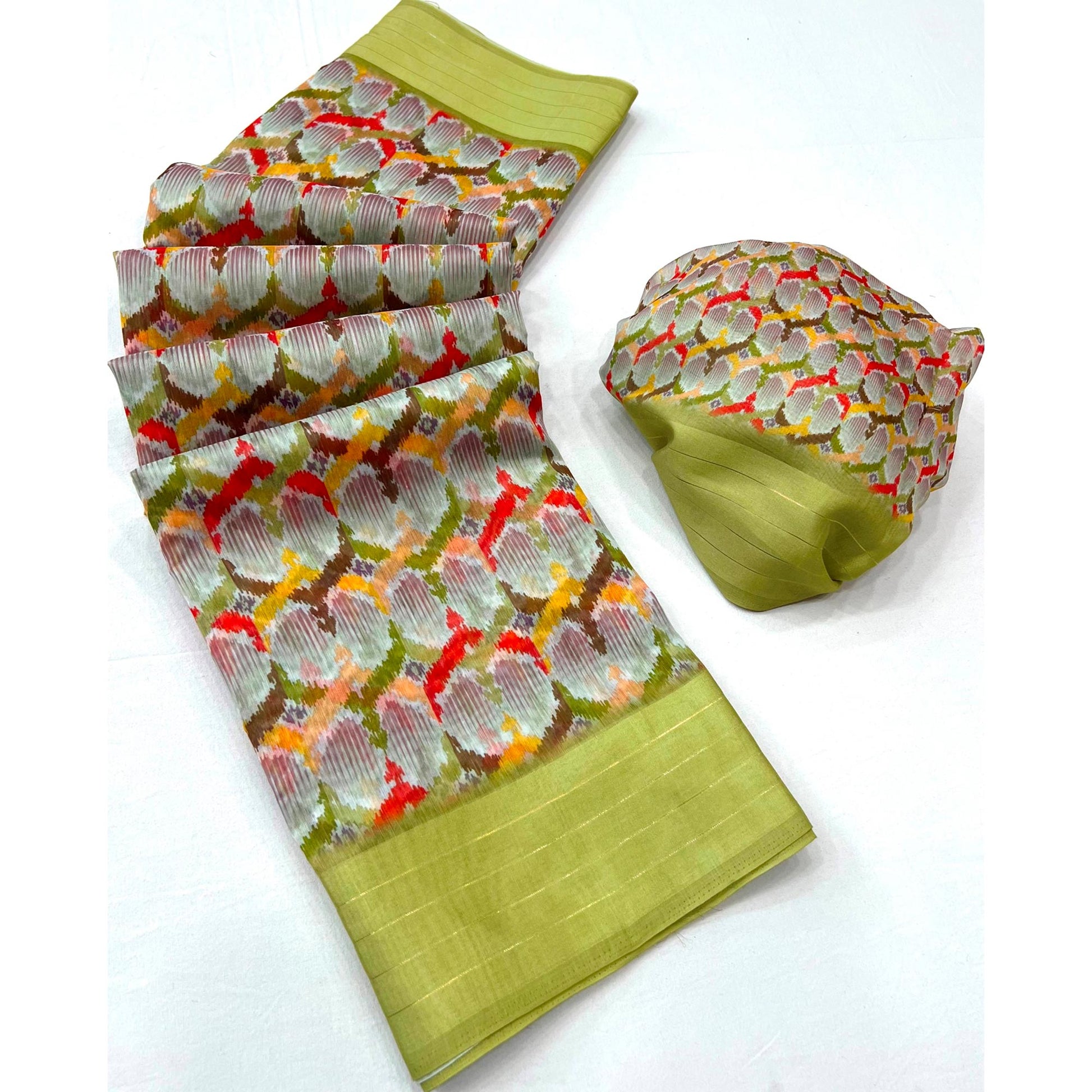 green-digital-printed-poly-cotton-saree-1