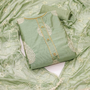 green-embroidered-chanderi-dress-material-7