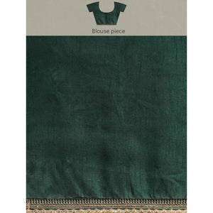 green-foil-printed-with-embroidered-border-chiffon-saree