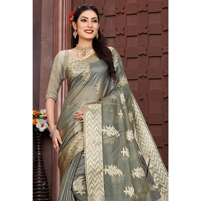 grey-floral-woven-organza-saree-2