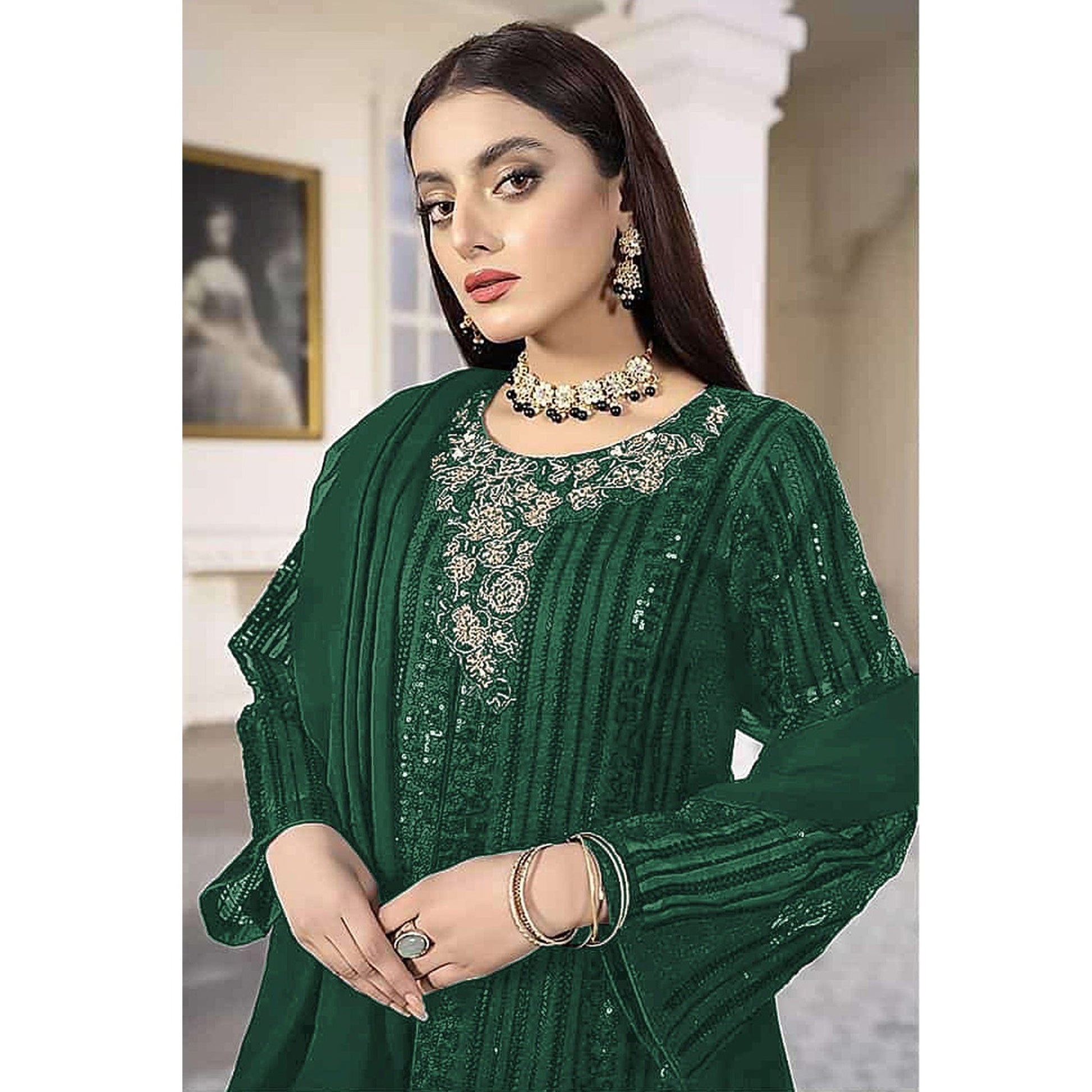 green-sequins-embroidered-georgette-pakistani-suit-3