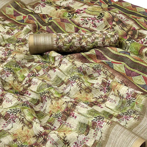 11-green-digital-printed-linen-saree