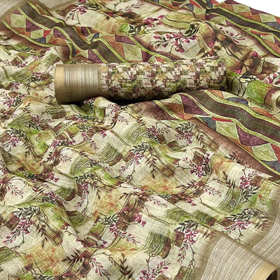 11-green-digital-printed-linen-saree