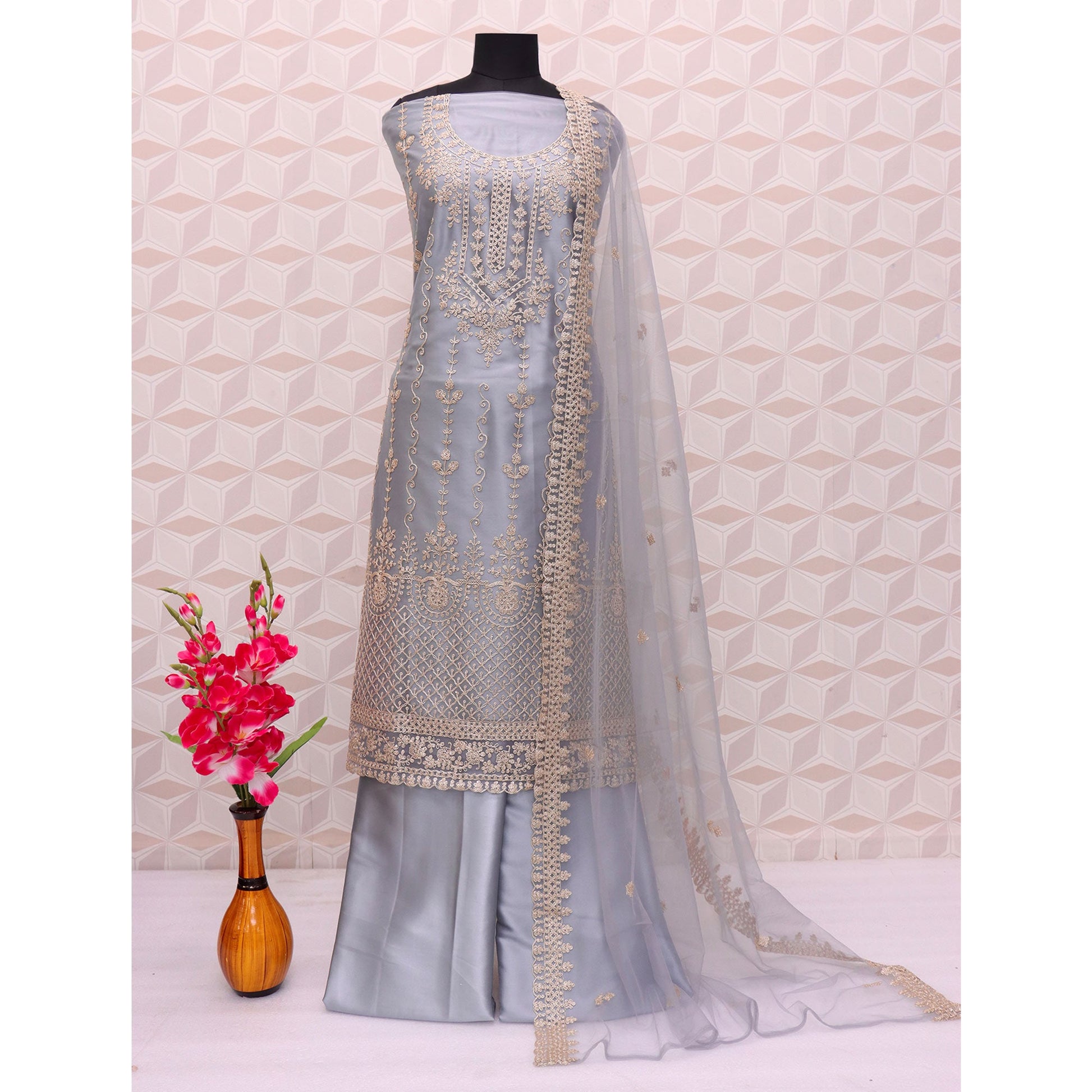 grey-floral-embroidered-netted-pakistani-suit
