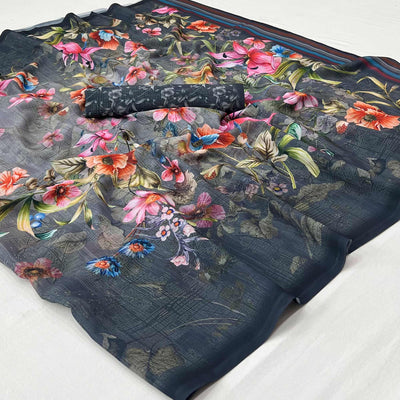 grey-floral-digital-printed-georgette-saree