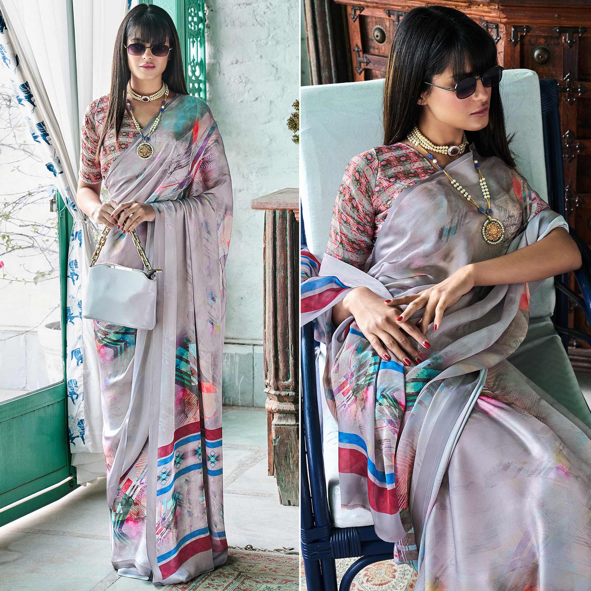grey-digital-printed-satin-saree