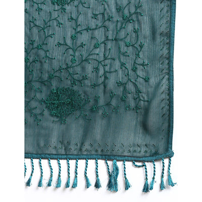 green-floral-embroidered-zomato-silk-saree