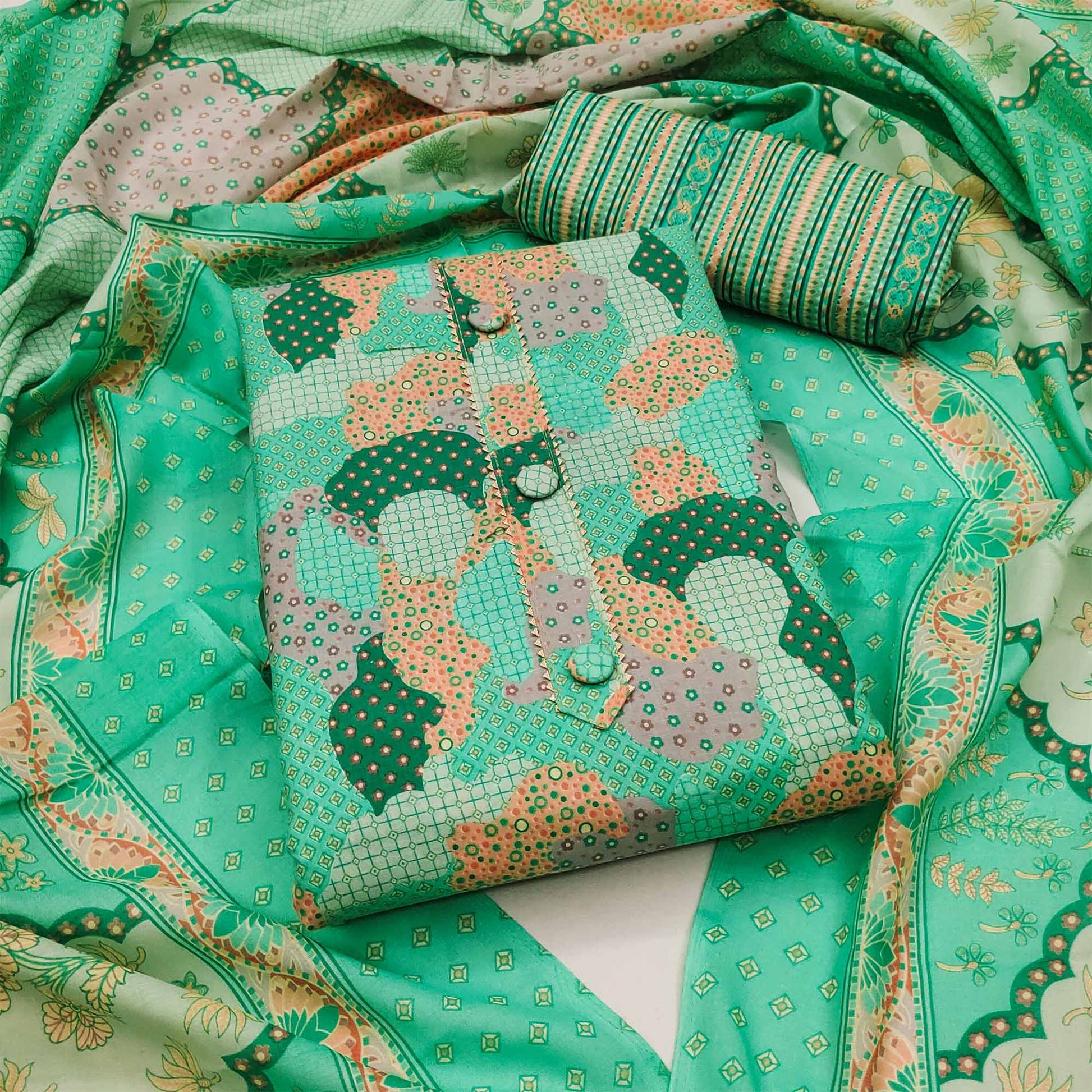 green-printed-poly-cotton-dress-material-3