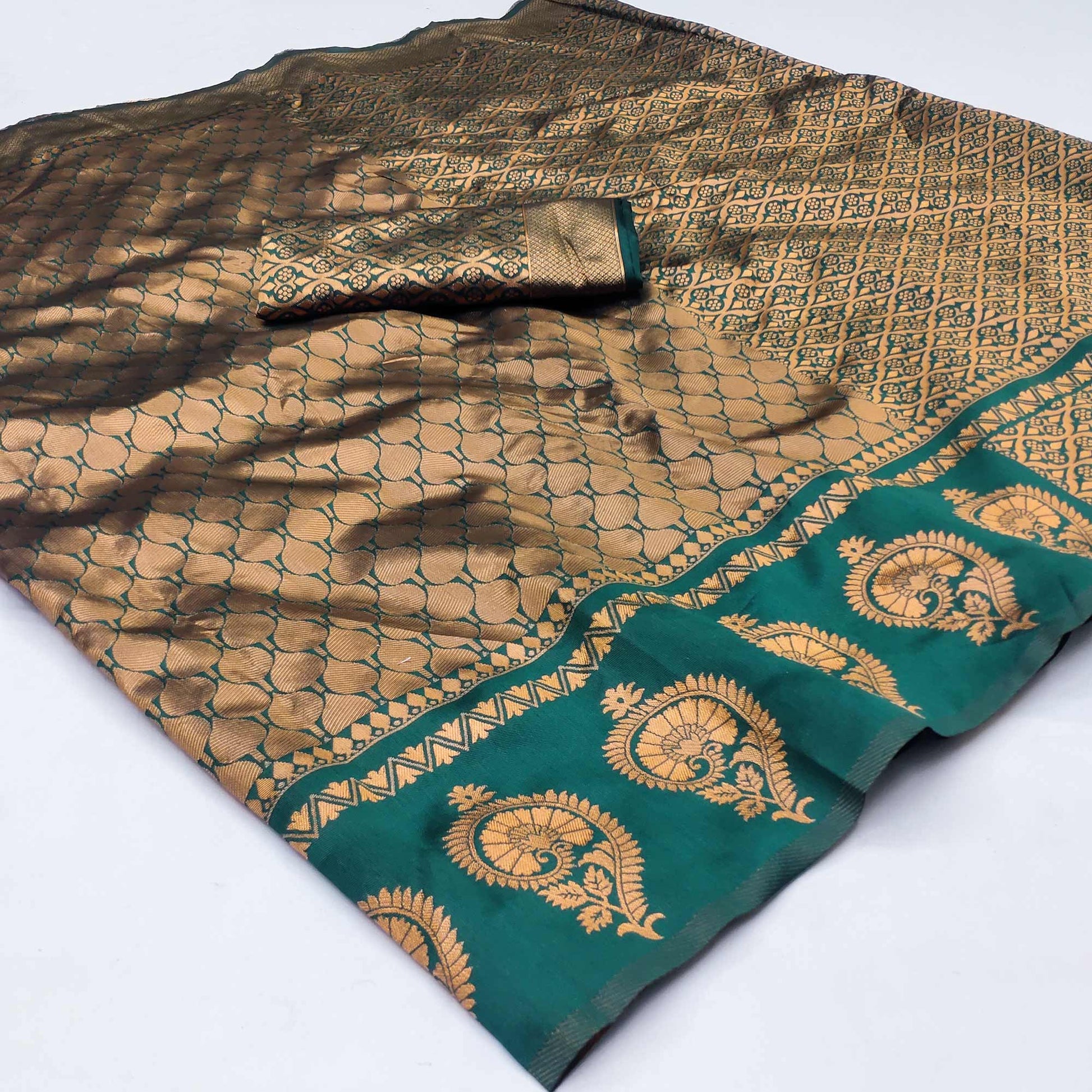 green-woven-banarasi-silk-saree-7