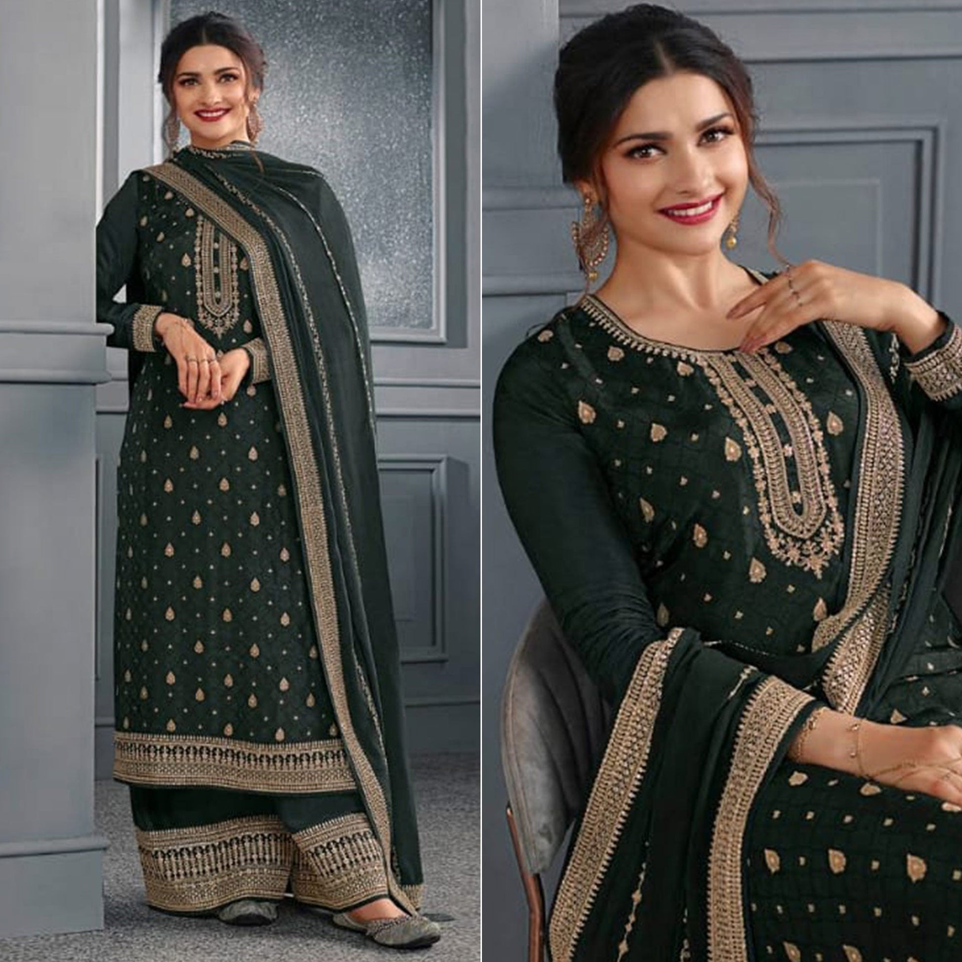 green-woven-with-sequins-embroidered-dola-silk-palazzo-suit