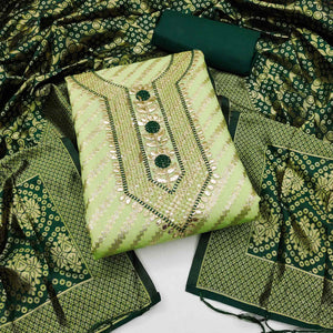 green-woven-with-embroidered-chanderi-dress-material-1