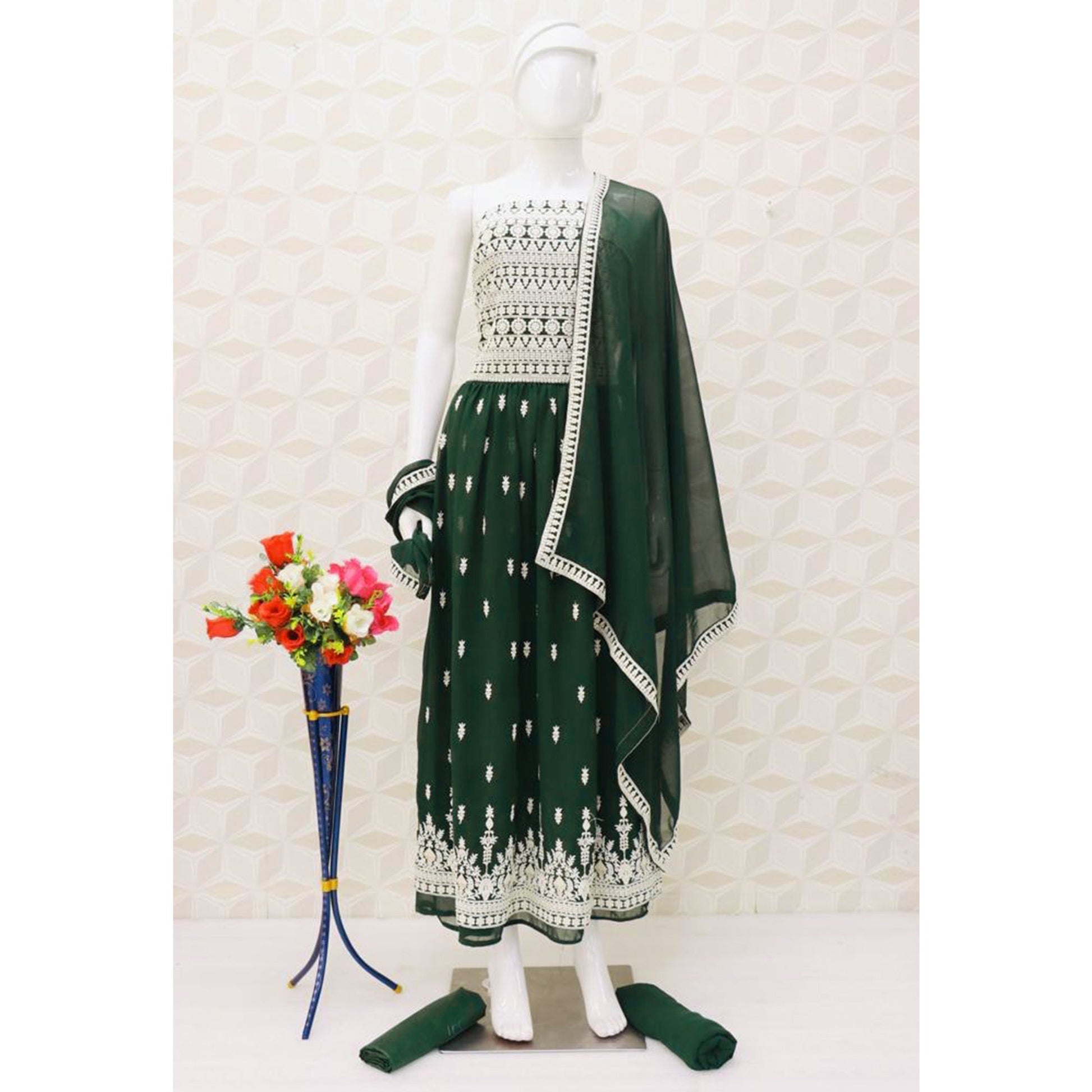 green-embroidered-georgette-naira-cut-semi-stitched-palazzo-suit