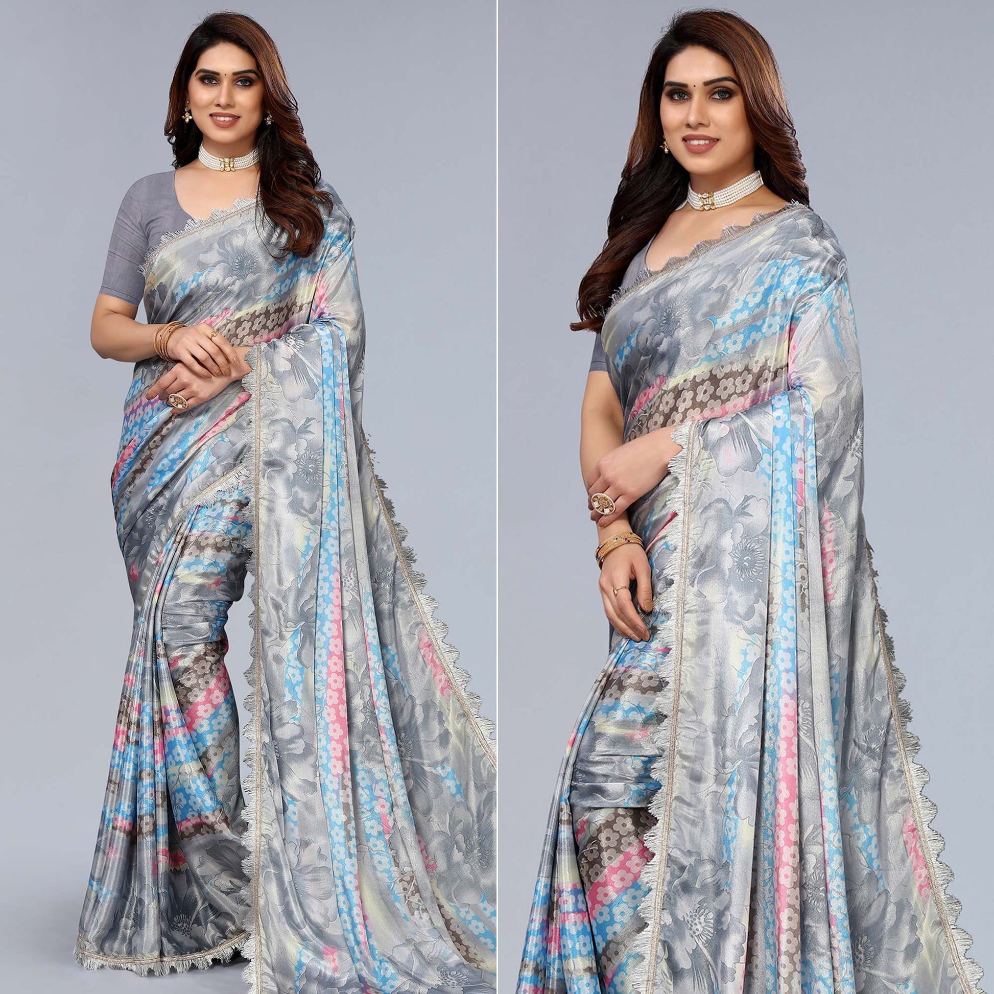 grey-floral-printed-art-silk-saree-with-crochet-border-1
