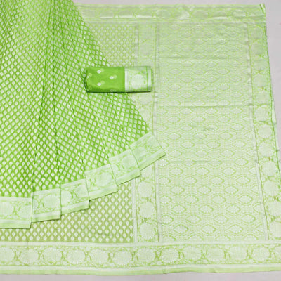 green-woven-cotton-silk-saree-5