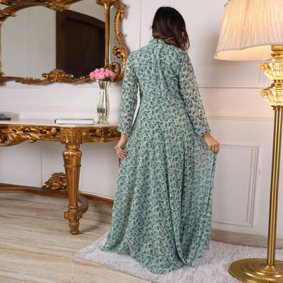 green-printed-georgette-gown