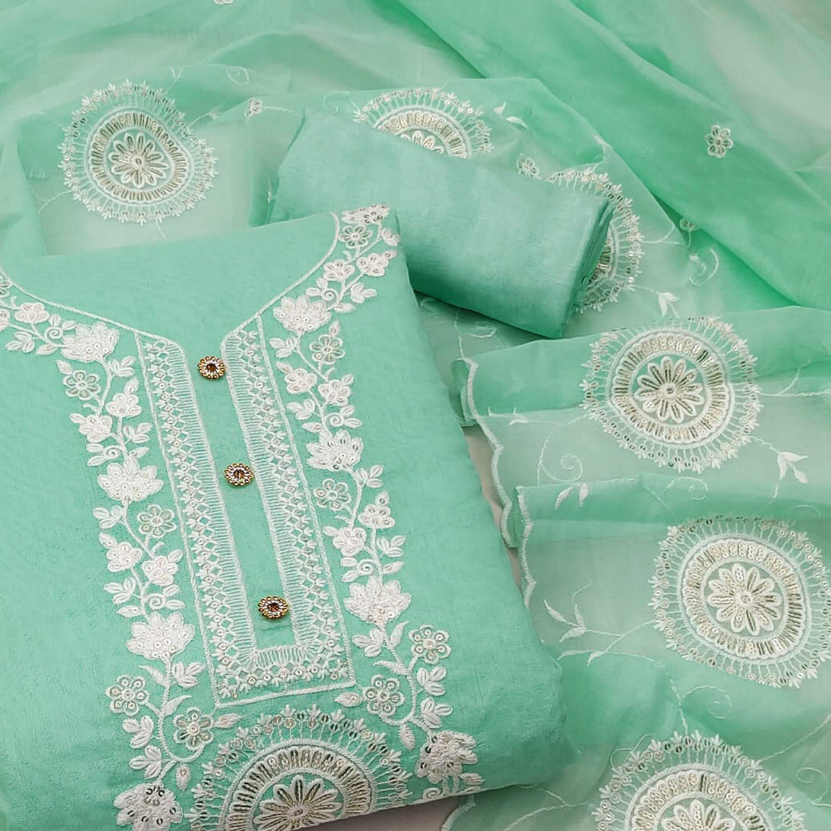 green-floral-embroidered-chanderi-dress-material-10