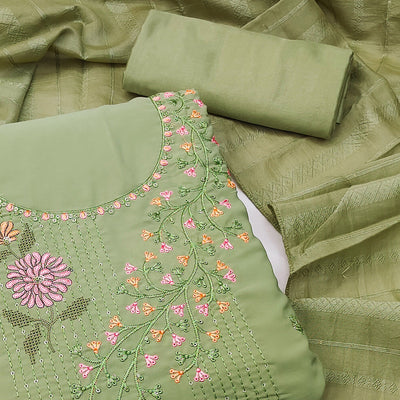 green-floral-embroidered-georgette-dress-material-4