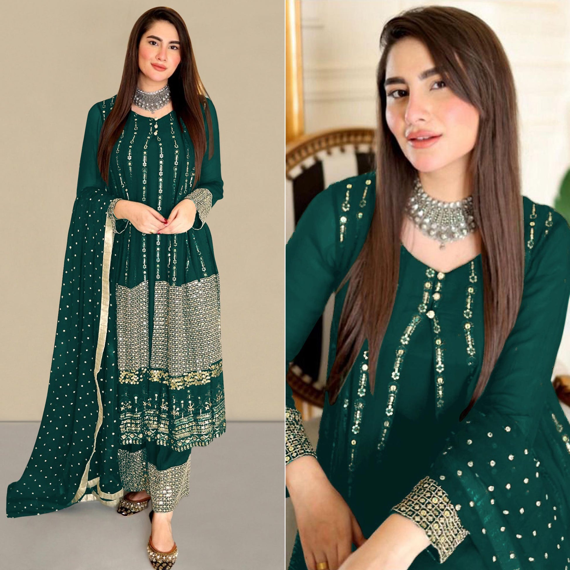 green-sequins-embroidered-georgette-pakistani-suit-2