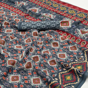 grey-digital-printed-georgette-saree