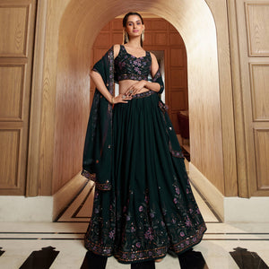 green-sequins-embroidered-georgette-lehenga-choli