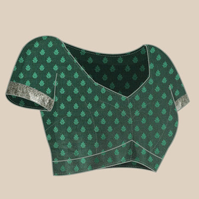 green-woven-kanjivaram-silk-saree-withtassels