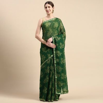 green-floral-foil-printed-zomato-saree