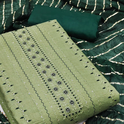 green-sequins-embroidered-poly-cotton-dress-material