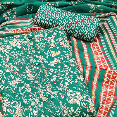 green-floral-printed-poly-cotton-dress-material-5