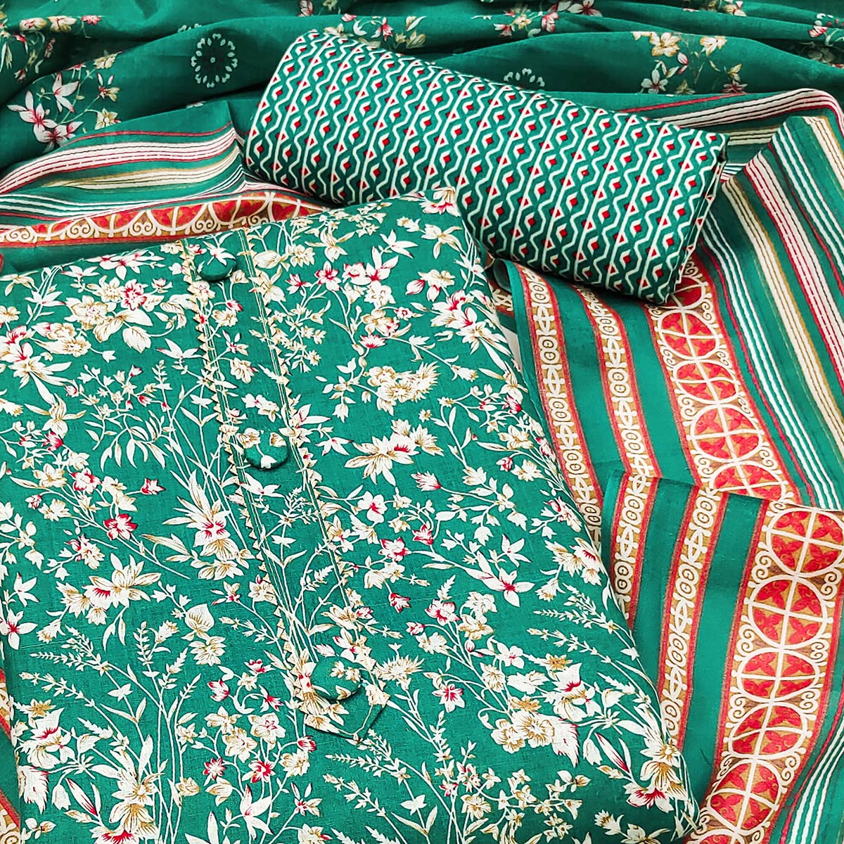 green-floral-printed-poly-cotton-dress-material-5