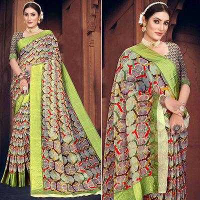 green-digital-printed-poly-cotton-saree-1
