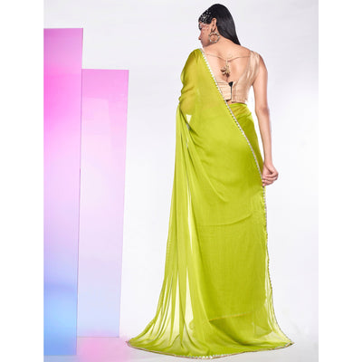 green-solid-with-embroidered-border-georgette-saree
