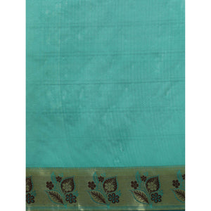 Morpich Woven Cotton Silk Saree