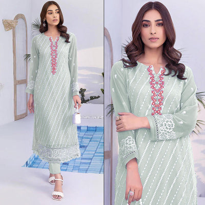 green-floral-embroidered-georgette-semi-stitched-suit-5