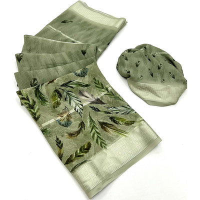 green-digital-printed-viscose-saree-2