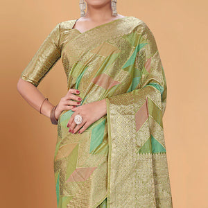 green-woven-organza-saree-with-tassels-13