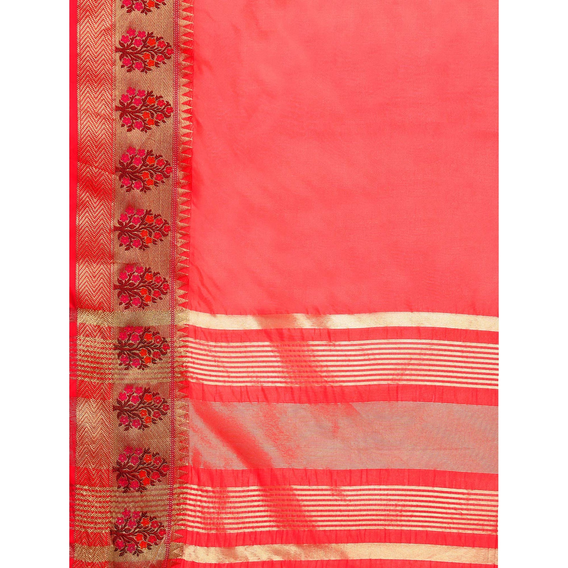 Gajari Woven Organza Saree