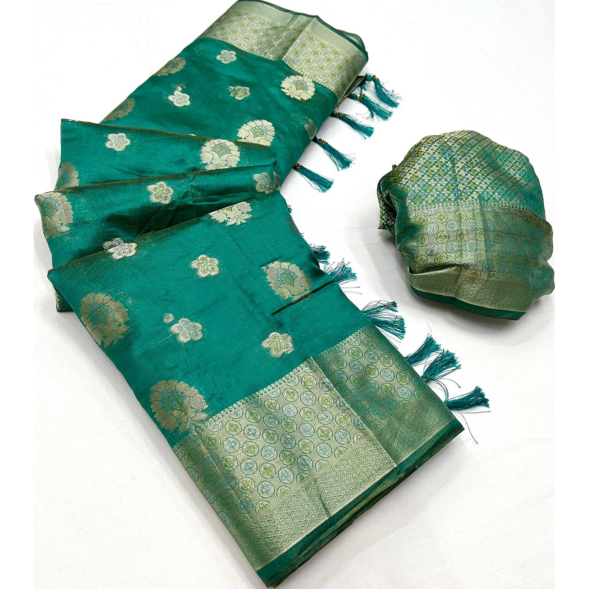 19green-floral-woven-organza-saree