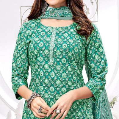 green-printed-poly-cotton-suit