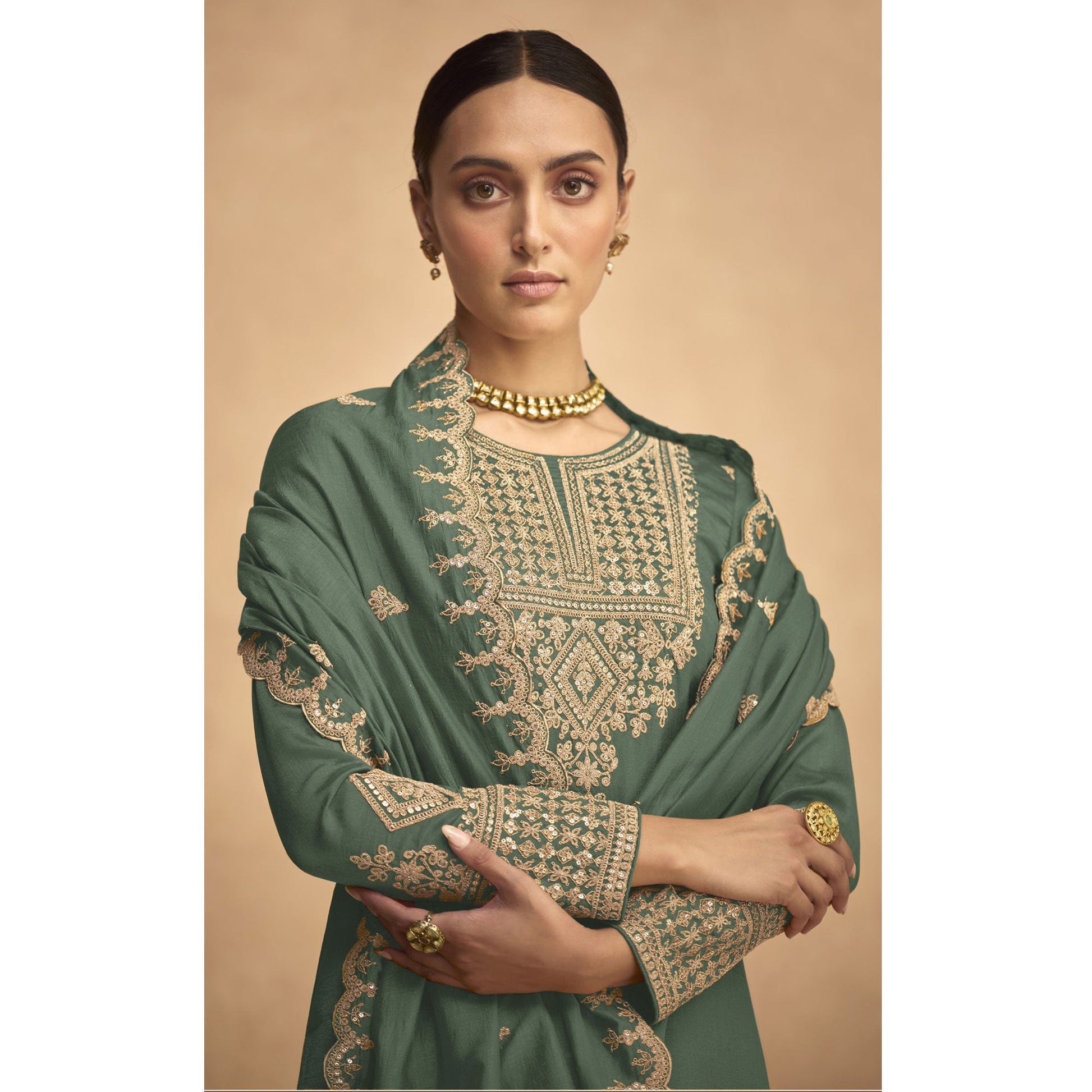 green-sequins-embroidered-georgette-palazzo-suit-1