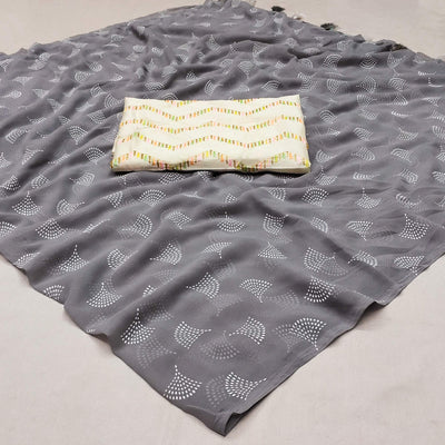 grey-foil-printed-georgette-saree-2