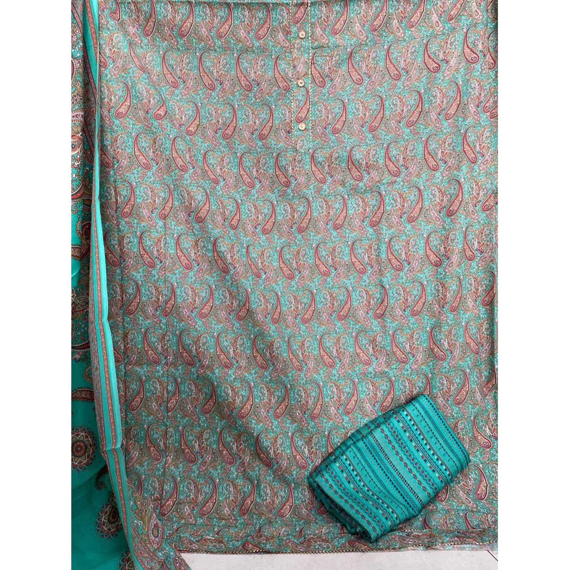 green-printed-poly-cotton-dress-material-1
