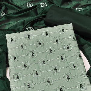 green-floral-sequence-embroidered-poly-cotton-dress-material