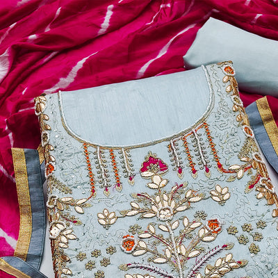 8-grey-embroidered-chanderi-dress-material