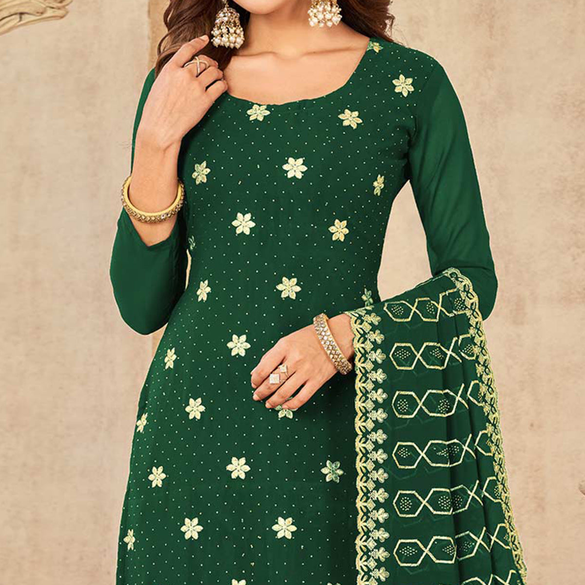 green-embroidered-georgette-suit
