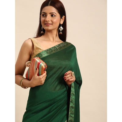 green-swaroski-work-vichitra-silk-saree