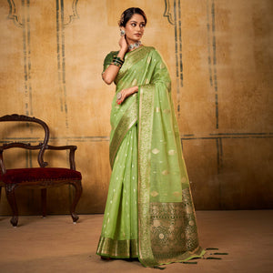green-woven-tissue-saree-1
