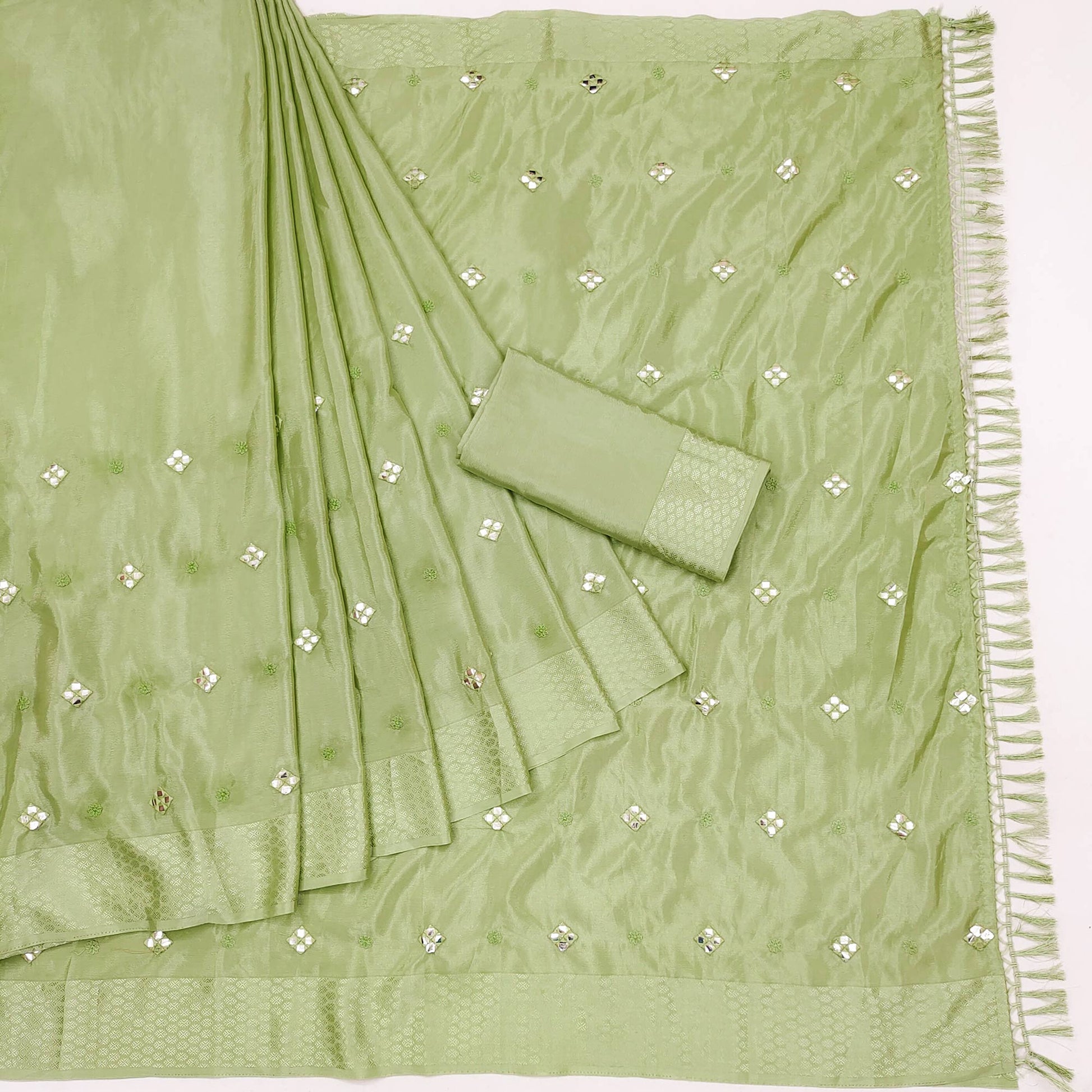 green-floral-embroidered-chiffon-saree