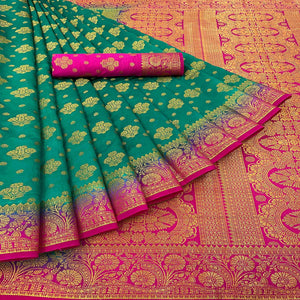 4green-woven-banarasi-silk-saree